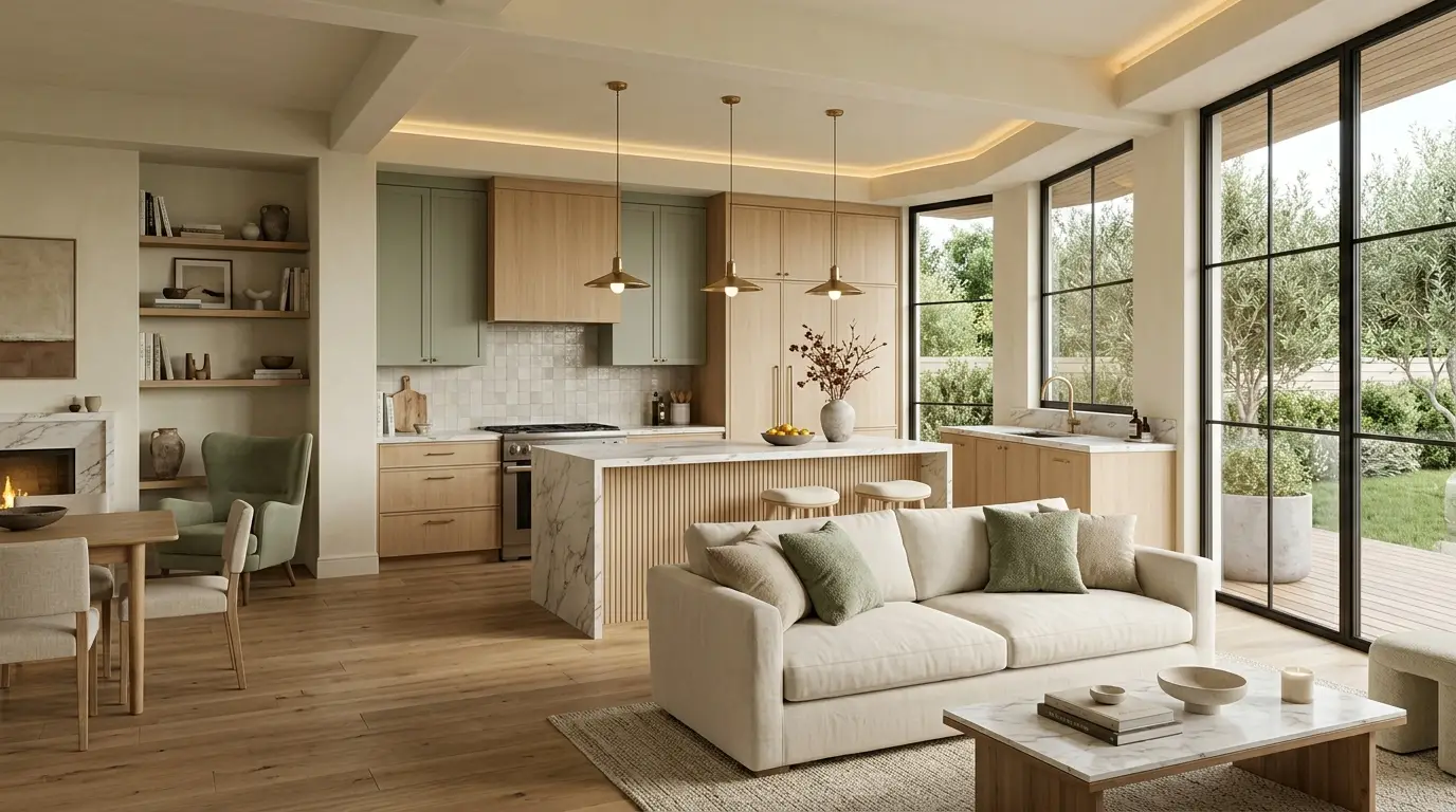 AI-generated renovation render