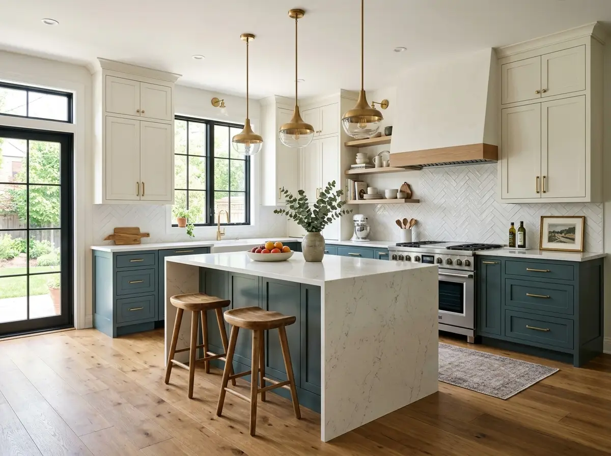Finished kitchen photograph